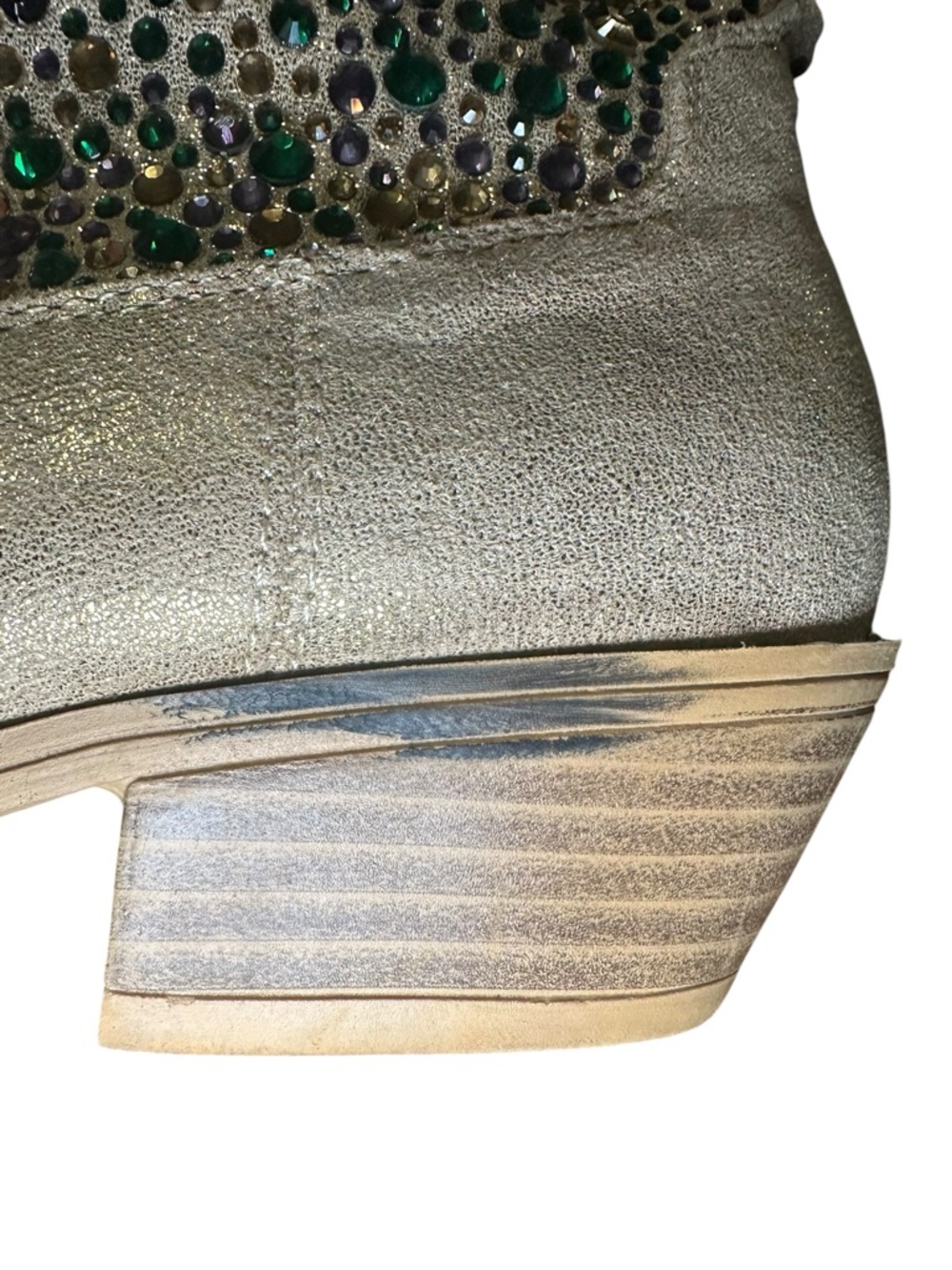 Mardi Gras rhinestone boots - Picture 3 of 9